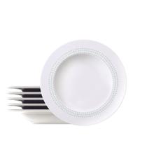 Kit Prato Fundo Tramontina Monocroma em Porcelana Decorada 23 cm 6 Peças Kit Prato Fundo Tramontina Monocroma em Porcelana Decorada 23 cm 6 Peças
