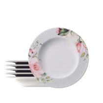 Kit Prato Fundo Tramontina Ornatta em Porcelana Decorada 23 cm 6 Peças