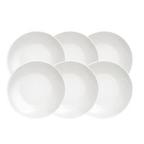 Kit Prato Fundo Tramontina Sophia Em Porcelana Decorada 22 Cm 06 Peças Tramontina