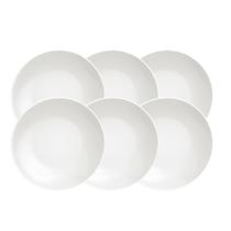 Kit Prato Fundo Tramontina Sophia em Porcelana Decorada 22 cm 06 Peças