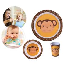 Kit Prato Infantil Tigela Copo Animais Infantil Comidinha - Baratotal Store Kit Prato Infantil Tigela Copo Animais Infantil Comidinha - Baratotal Store