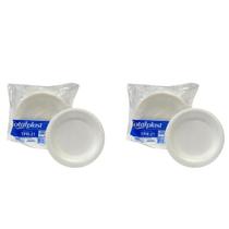 Kit Prato Isopor Raso 21 Cm Totalplast Com 20 Unidades Kit Prato Isopor Raso 21 Cm Totalplast Com 20 Unidades