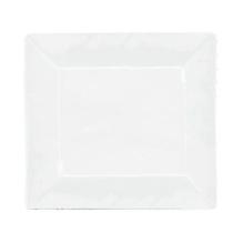 Kit Prato Melamine Branco Quadrado 25Cm Yangzi 6 Unidades