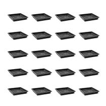 Kit Prato Quadrado para Vaso 17 cm Nutriplan - 24 Unidades