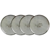 Kit Prato Raso Churrasco Rustic em Porcelana 28 cm 4 Peças Tramontina 96950/288