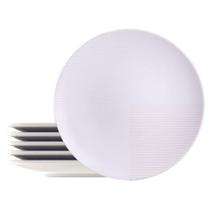 Kit Prato Raso Tramontina Grid Em Porcelana 28 Cm 06 Peças Tramontina Kit Prato Raso Tramontina Grid Em Porcelana 28 Cm 06 Peças Tramontina