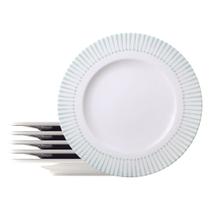 Kit Prato Raso Tramontina Monocroma em Porcelana Decorada 28 cm 6 Peças Kit Prato Raso Tramontina Monocroma em Porcelana Decorada 28 cm 6 Peças