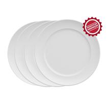 Kit prato raso versa porcelana 4 peças Kit prato raso versa porcelana 4 peças