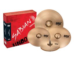Kit prato sabian b8x 14hh /16cr /18tcr /20rd Kit prato sabian b8x 14hh /16cr /18tcr /20rd