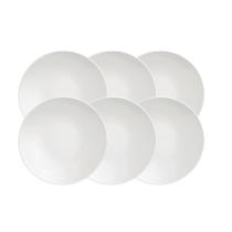 Kit Prato Sobremesa Tramontina Sophia em Porcelana Decorada 21 cm 06 Peças