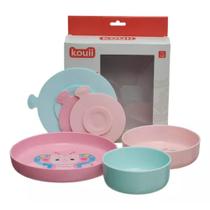 Kit Pratos 3 Peças Kouii Borboleta Pipa - Pacific