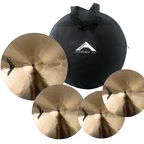 Kit Pratos AVATAR Universe p/ Bateria Bronze B20 com capa