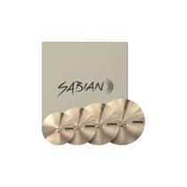 Kit Pratos Bateria Sabian S5005g Stratus 14hh 16cr 18tcr 20r Cor:Dourado