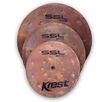 Kit Pratos de Efeito Krest Stack 8", 10", 12" STK01S Kit Pratos de Efeito Krest Stack 8", 10", 12" STK01S