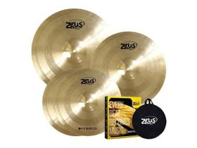 Kit Pratos Para Bateria 14 16 20 Zeus Hybrid Set C B20