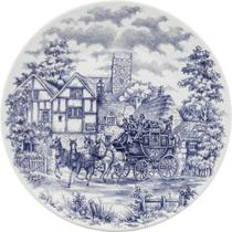 Kit Pratos Raso e Sobremesa 12 Peças Biona Cena Inglesa Oxford Cerâmica Kit Pratos Raso e Sobremesa 12 Peças Biona Cena Inglesa Oxford Cerâmica