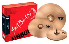 Kit pratos sabian performance plus b8x liga b8 14" 16" 20" Kit pratos sabian performance plus b8x liga b8 14" 16" 20"