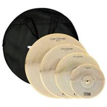 Kit pratos titan low sound tnlk123 14" 16" 20" Kit pratos titan low sound tnlk123 14" 16" 20"