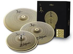 Kit Pratos Zildjian Low Volume Lv468 14hh 16 + 18 Crash Ride