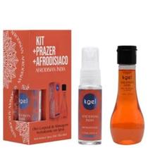 Kit Prazer Afrodisíaco Óleo E Aromatizador Kgel