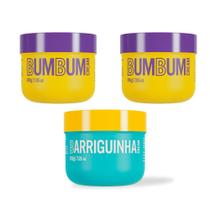 Kit Pre-Treino: 2x Bumbum Cream + 1x Barriguinha Cream