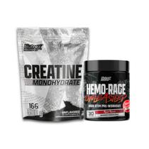 Kit Pré Treino Concentrado 180g + Creatina Monohydrate Pura 500g - Nutrex Research