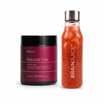 Kit Pré Treino Energético Em Pó Natural Fire E Garrafa Premium De Treino Brainjuice Kit Pré Treino Energético Em Pó Natural Fire E Garrafa Premium De Treino Brainjuice
