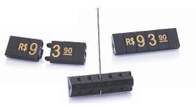 Kit Precificador para Joias - Preço para Vitrine (Preto com Dourado) 340 peças Kit Precificador para Joias - Preço para Vitrine (Preto com Dourado) 340 peças