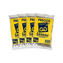 Kit Prego Com Cabeça Polido 17x21 4kg - Gerdau