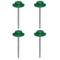 Kit Prego Fácil 72 Unidades Onduline Verde Fixação Telhad