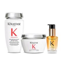 Kit Première Masque, Shampoo e Elixir Ultime 30ml