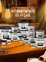 Kit Premium 15 Potes Condimentos, Temperos e Mantimentos BPA Free
