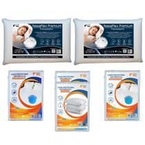 Kit Premium 2 Travesseiro Nasa e Protetores Queen e King Kit Premium 2 Travesseiro Nasa e Protetores Queen e King