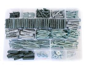 Kit Premium 720 Peças Parafusos Buchas Arruelas Caixa Kit Premium 720 Peças Parafusos Buchas Arruelas Caixa