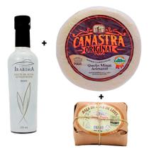 Kit Premium Azeite Irarema - Queijo Canastra - Bala de Leite