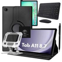 Kit Premium Completo Para tab Samsung Galaxy A11 8,7' Capa + Película + Caneta + Teclado e Mouse