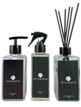 Kit Premium de Aromatização - Flor de Figo - Home Spray, Difusor de Varetas e Sabonete Líquido Kit Premium de Aromatização - Flor de Figo - Home Spray, Difusor de Varetas e Sabonete Líquido