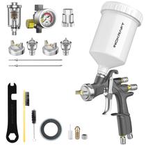 Kit Premium de pistola de pulverização InoKraft D1 LVLP Air para carros e casas