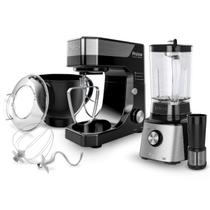 Kit Premium Inox Philco Batedeira 900w+ Liquidificador 1400w Preto Kit Premium Inox Philco Batedeira 900w+ Liquidificador 1400w Preto