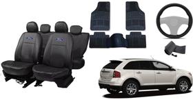 Kit Premium para Edge 12-14: Capas, Tapete e Volante Exclusivo