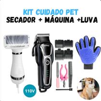 Kit Premium Tosa KM 1991 + Secador Portátil e Luva Ajustável Kit Premium Tosa KM 1991 + Secador Portátil e Luva Ajustável