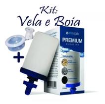 Kit Premium Vela Tripla Ação + Boia para Filtro de Barro