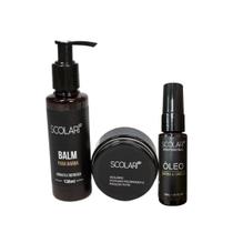 Kit Premiun Barba e Cabelo Scolari Profissional