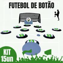 Kit Prenda 15 Jogos Futebol De Botão Festa Infantil Lembrancinha Presente Criança - Jogo de Botão