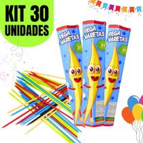 Kit Prenda 30 Caixa Jogos Pega Vareta Festa Infantil Presente Criança - Pega Vareta Premium