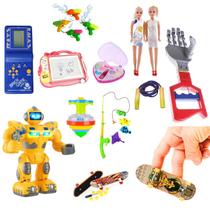 Kit Prenda Festa Junina Brinquedo Dia Das Crianças Mini Game Robôs Bonecas