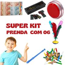 Kit Prenda Festa Junina Infantil - Brindes para Pescaria e Brincadeiras