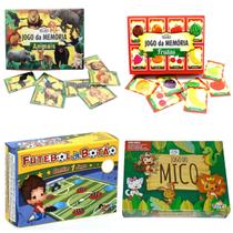 Kit Prenda Festa Junina Jogos Educativo Brinquedos Memoria Futebol Mico Dia Das Crianças