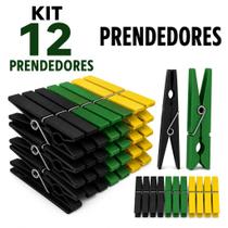Kit Prendedores de Roupa Plástico Reforçado Sortidos Escolha Entre 12, 24, 36, 48 ou 60 Unidades Kit Prendedores de Roupa Plástico Reforçado Sortidos Escolha Entre 12, 24, 36, 48 ou 60 Unidades