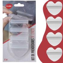 Kit Prendedores Esticador P/ Segurar Lençol Cama Plástico - CLINK Kit Prendedores Esticador P/ Segurar Lençol Cama Plástico - CLINK